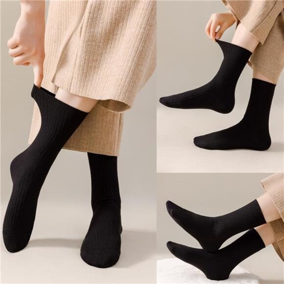 New 5 Pairs Fuzzy Soft Cozy Comfortable Socks for Women, Casual Sleep Comfy Sock - Picture 6 of 6